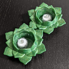 Resin Flower Candlestick Silicone Mold for DIY Jewelry Box Trinket Container