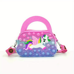 Pony Handbag Silicone Coin Purse Bubble Toy Girls