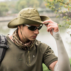 Men's Outdoor Folding Sun Hat Quick Drying Fisherman Cap