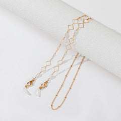Faux Pearl Glasses Chain Mask Chain Metal Lanyard