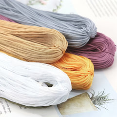 1pc 50g Nylon Cord Summer Crochet Yarn DIY Hand Woven Hat Bracelet 1mm