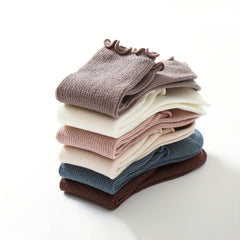 6 Pairs of Knee High Socks for Baby Boys & Girls 0-5T