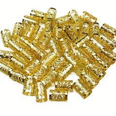 100pcs Hair Hollow Beads Dreadlocks Afro Beard Beads Hair Jewelry