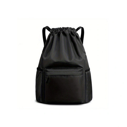 Minimalist Solid Sports Drawstring Rucksack Storage Bag