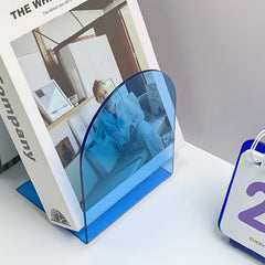 Acrylic Colored Transparent Book Stand