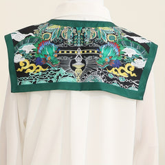 Double Sided Sunproof Printed Shawl Air Condition Room Neck Protection