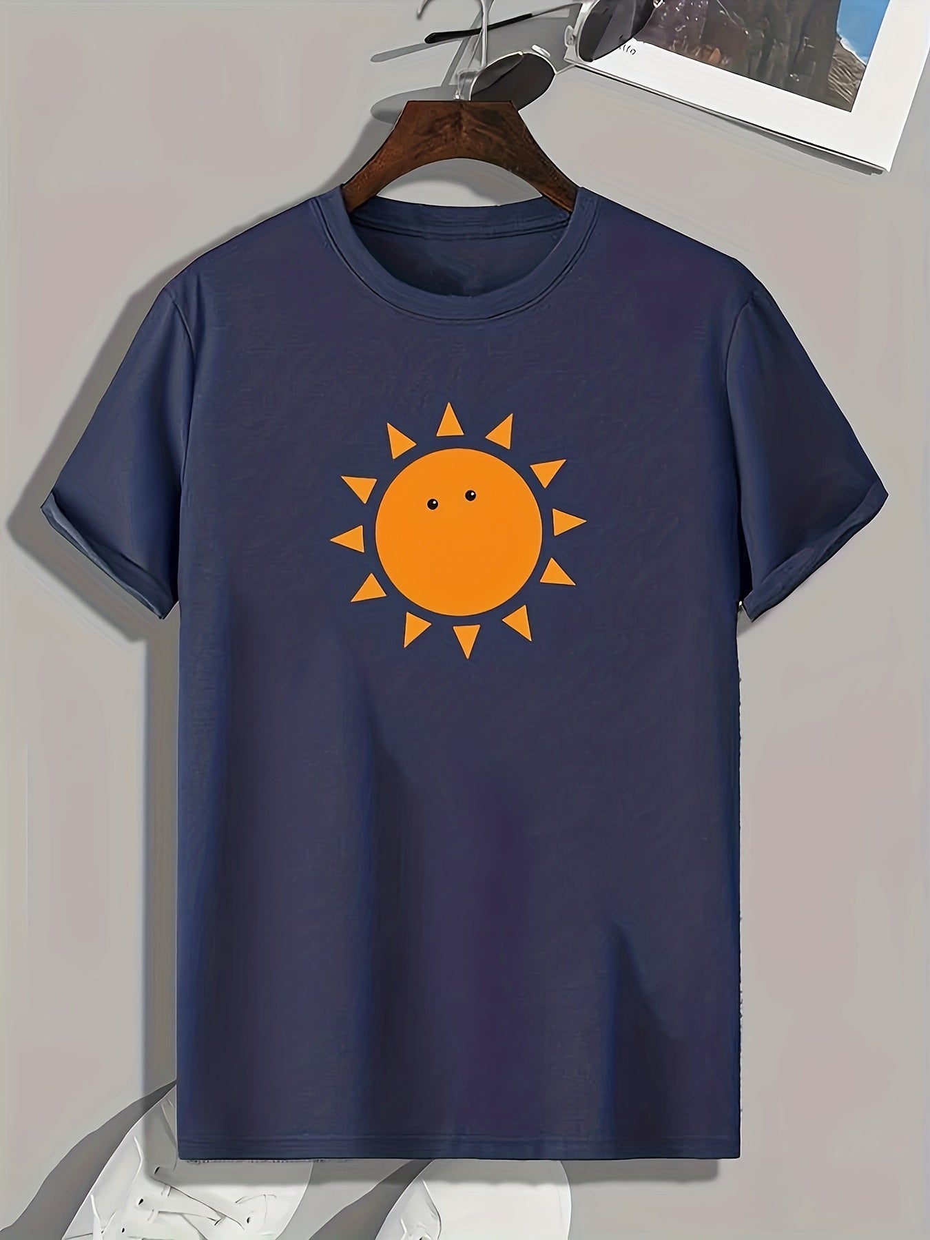 Sun Print Men's Graphic T shirt Casual Comfy Tees For Summer Mens Clothing