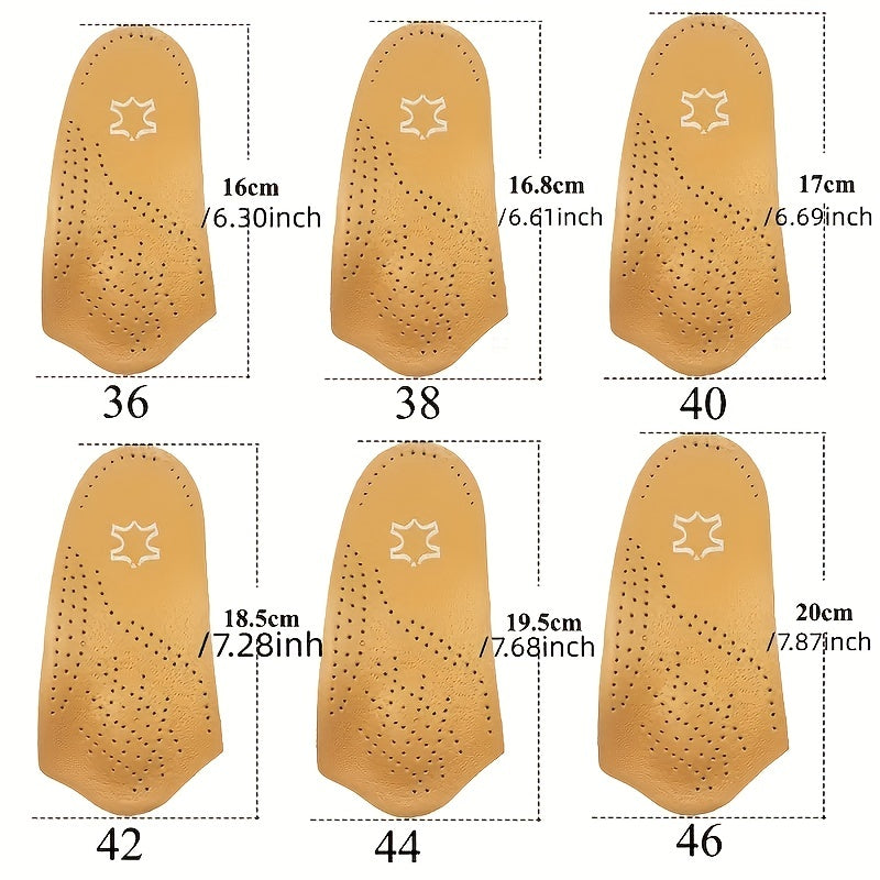 Arch Correcting Insoles TPE Heel Cups Plantar Fasciitis Inserts