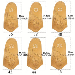 Arch Correcting Insoles TPE Heel Cups Plantar Fasciitis Inserts