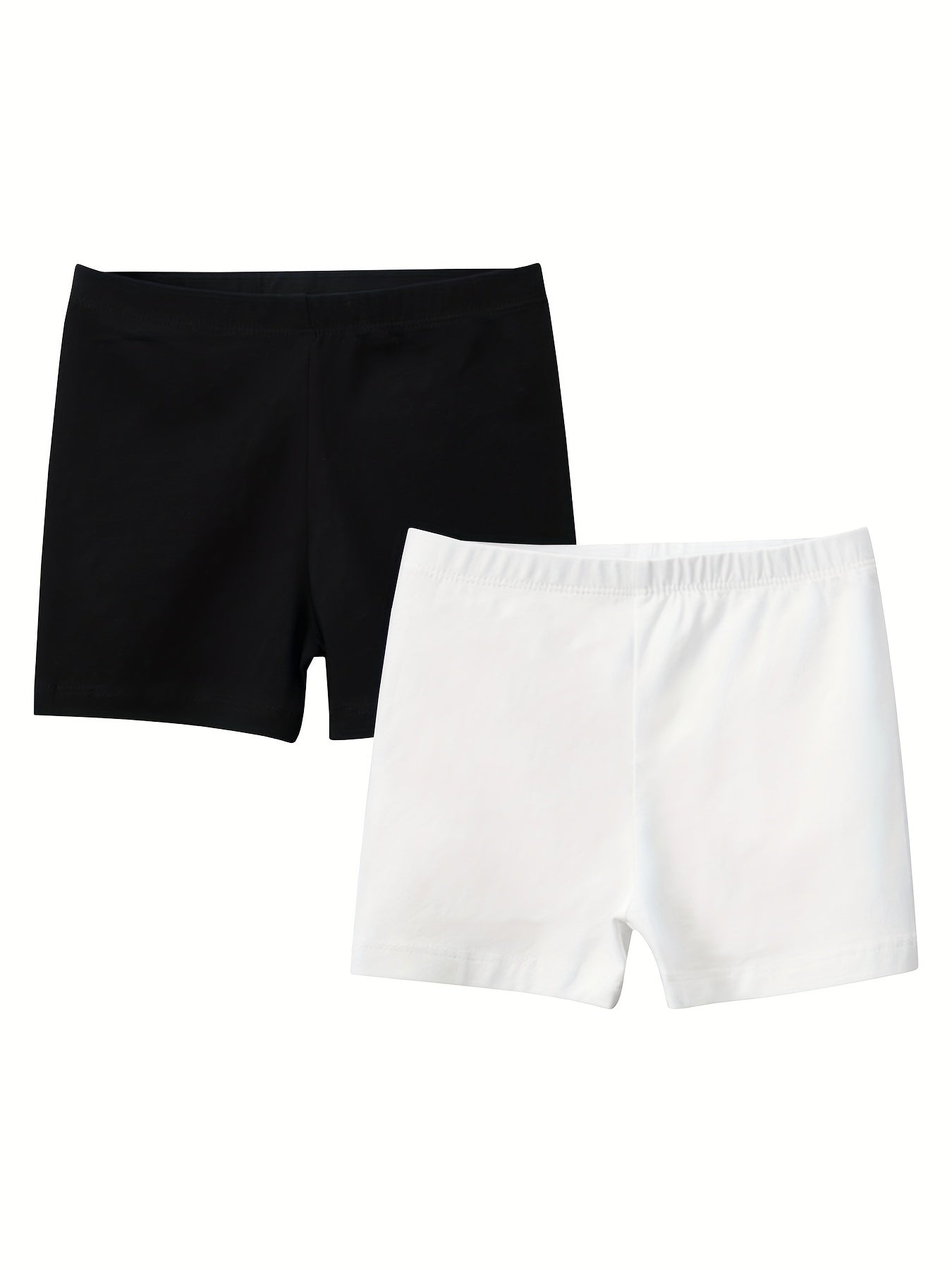 2pcs Toddler Girls Biker Shorts Safety Shorts Leggings Under Skirt Dress