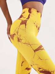 Tie Dye Quick Dry Running Leggings for Women