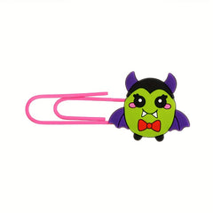 Cartoon Ghost PVC Office Paper Clip, Halloween Small Gift Stationery