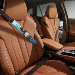 1pc Sloth Car Seat Belt Cover Soft Shoulder Protector Pad