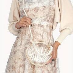Shell Shoulder Bag Transparent Satchel Bag All Match Bag