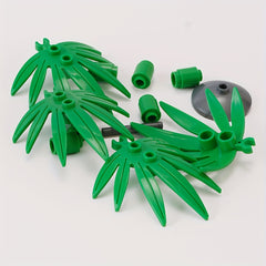 DIY Beach Palm Tree Coconut Building Blocks Green 8 Tall 8 Wide 8 Deep