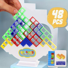 Balance Building Block Game Swing Stack Toy Puzzle Desktop Block Interactive Toy