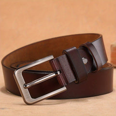 Men's Adjustable Leather Belt For Father Christmas Gift