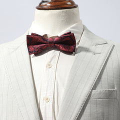Men's Business Groom Double Layer Bow Tie