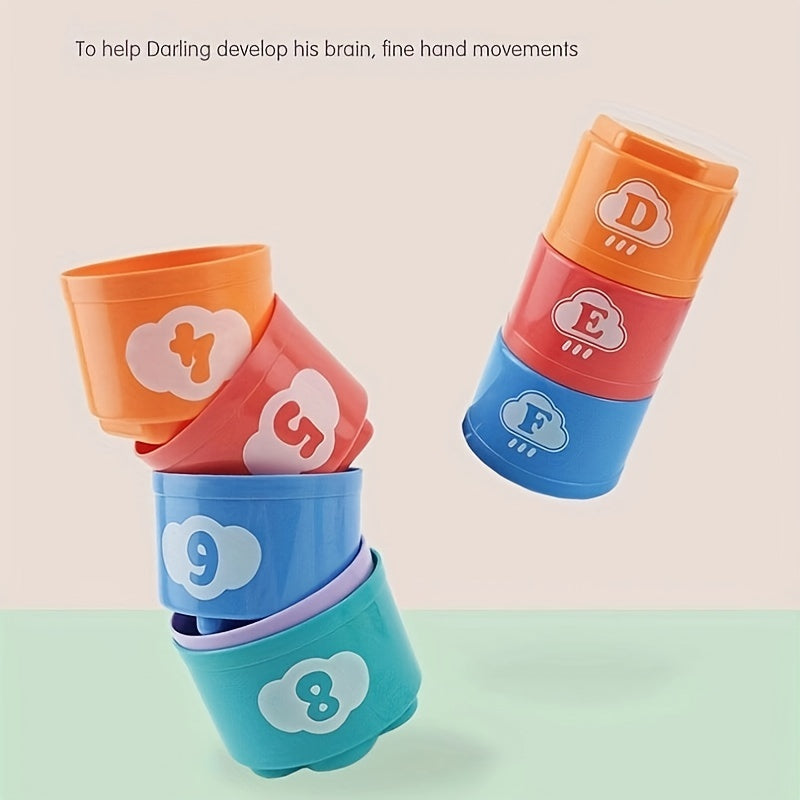 Grasping & Stacking Puzzle Toy for Fine Motor Skills