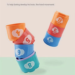 Grasping & Stacking Puzzle Toy for Fine Motor Skills