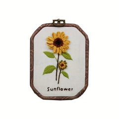 3D Embroidery DIY Hanging Painting Kit Flower Landscape European Embroidery