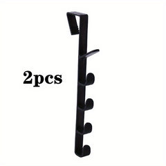 2pcs Clothes Hanger Coat Hook Door Back Hook Hanging Clothes Hanger