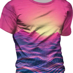 Men's Scenery Pattern Graphic T-Shirt for Summer