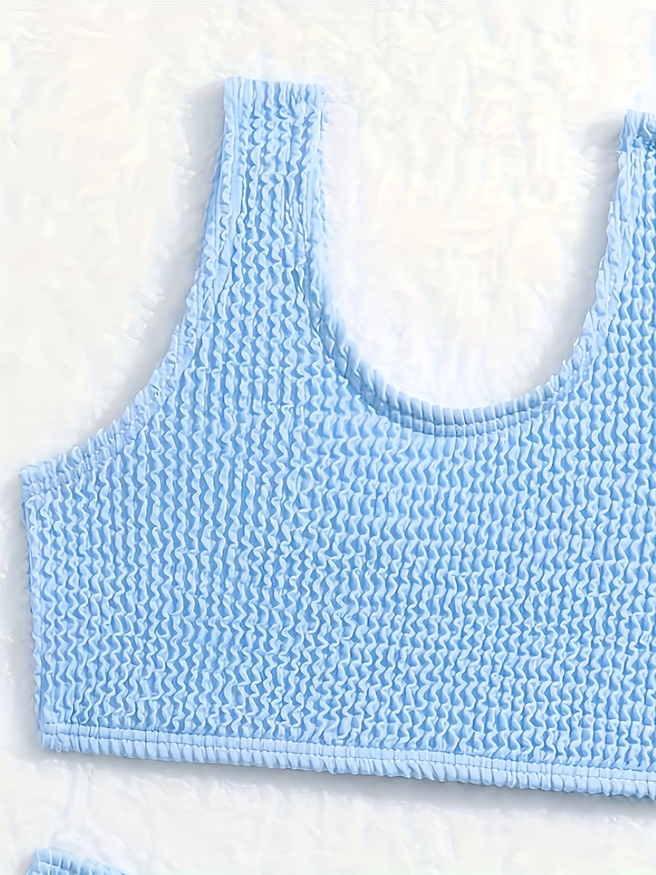 Toddler Girls 2pc Swimsuit Top Briefs Kids Clothes For Summer Holiday
