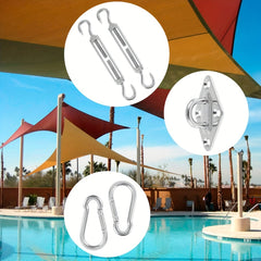 Sun Shade Sail Hardware Kit - Stainless Steel Canopy Fittings
