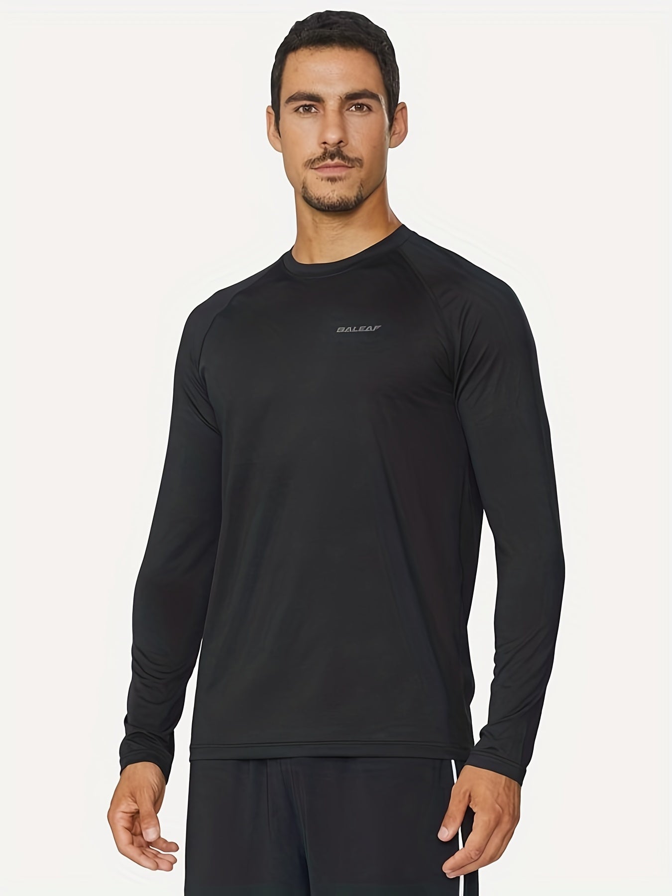 BALEAF Men's Quick Drying Long Sleeve Running Shirt