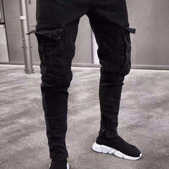 Men's Tooling Jeans for Autumn and Winter