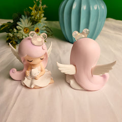 Sweet Dream Angel Figurine Decoration for Desktop