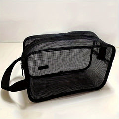 Portable Mesh Bag Toiletry Bag Men's Swimming Fitness Storage Bag