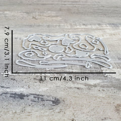 Catlove Santa Claus Christmas Metal Cutting Dies Scrapbooking Stencil Die