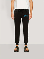 Men's Personality Print Casual Trousers Drawstring Elastic Pants