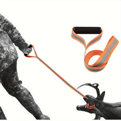 Heavy Duty Deer Drag Rope 5ft Reflective Strap Non-slip Handle Towing Strap