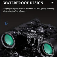 High Power Folding Binoculars Portable Professional Binoculars