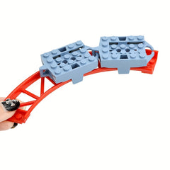 Building Block Roller Coaster Track Parts, Compatible with 25061 26559