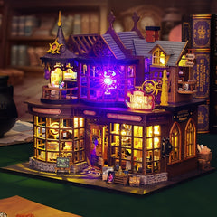 MAOMIYU Vintage Magic Treasure House DIY Wooden Model Kit 3D Puzzle