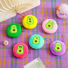 Children's Avocado Plush Coin Purse School Bag Pendant