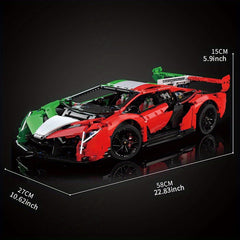 3611pcs Sports Car Building Block Set - Birthday Christmas Halloween