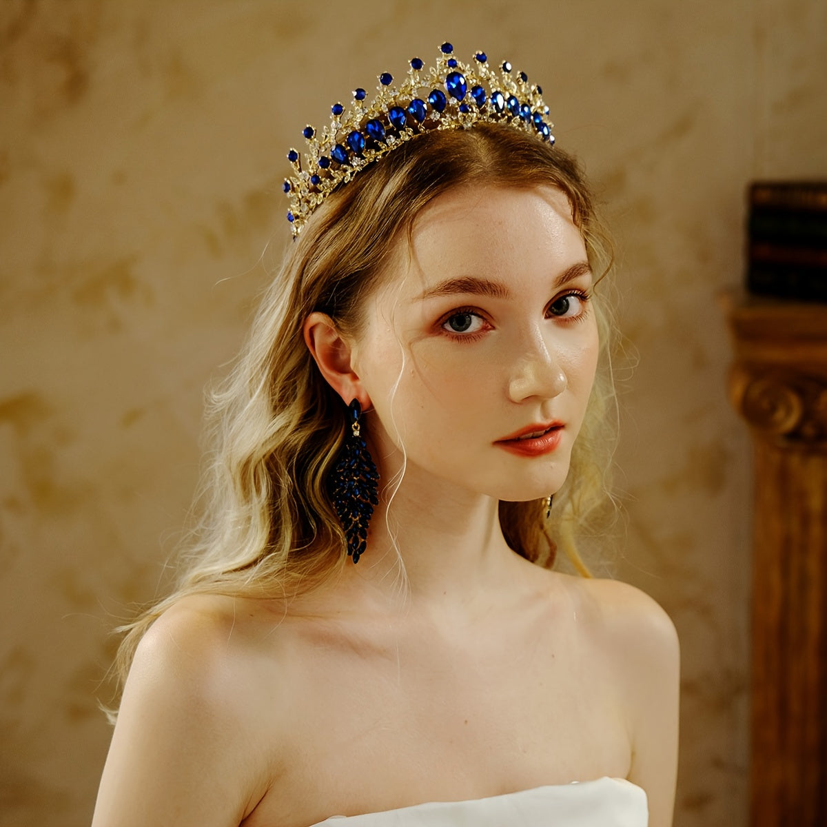 Rhinestone Crown Headband Princess Tiara Wedding Birthday
