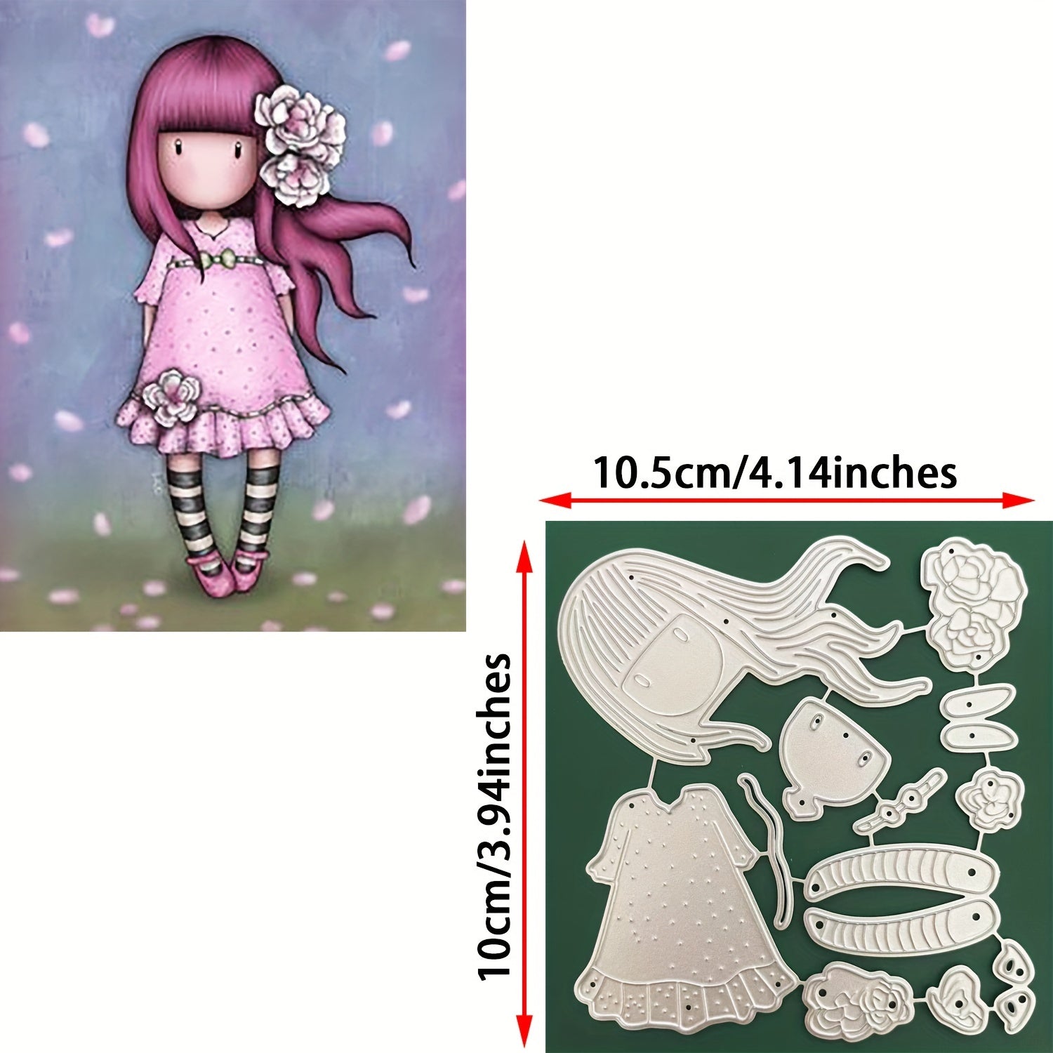 Princess Character Metal Cutting Dies for DIY Scrapbooking