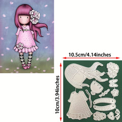 Princess Character Metal Cutting Dies for DIY Scrapbooking