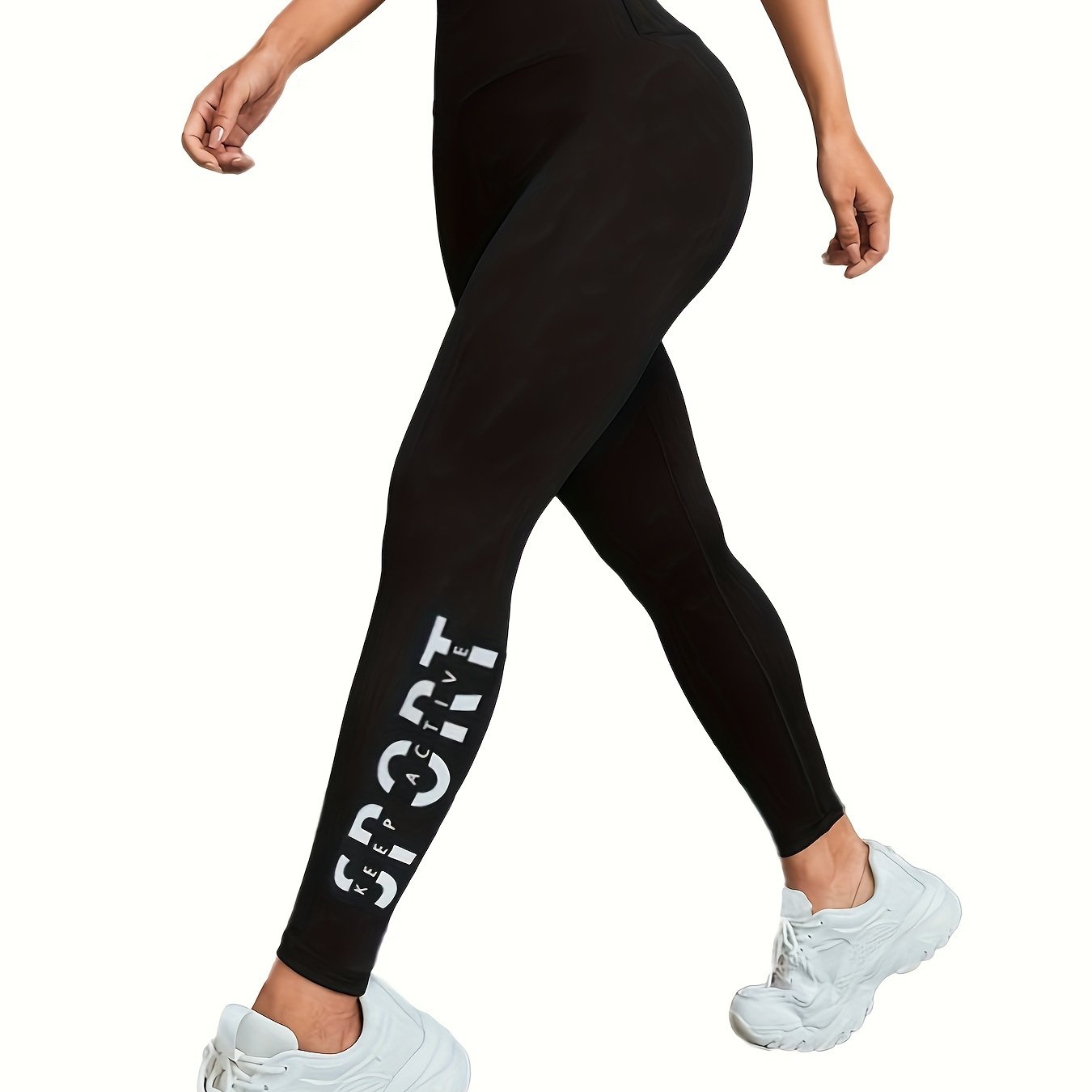 Pattern Butt Lifting Fitness Gym Sports Leggings High Waist Yoga Pants
