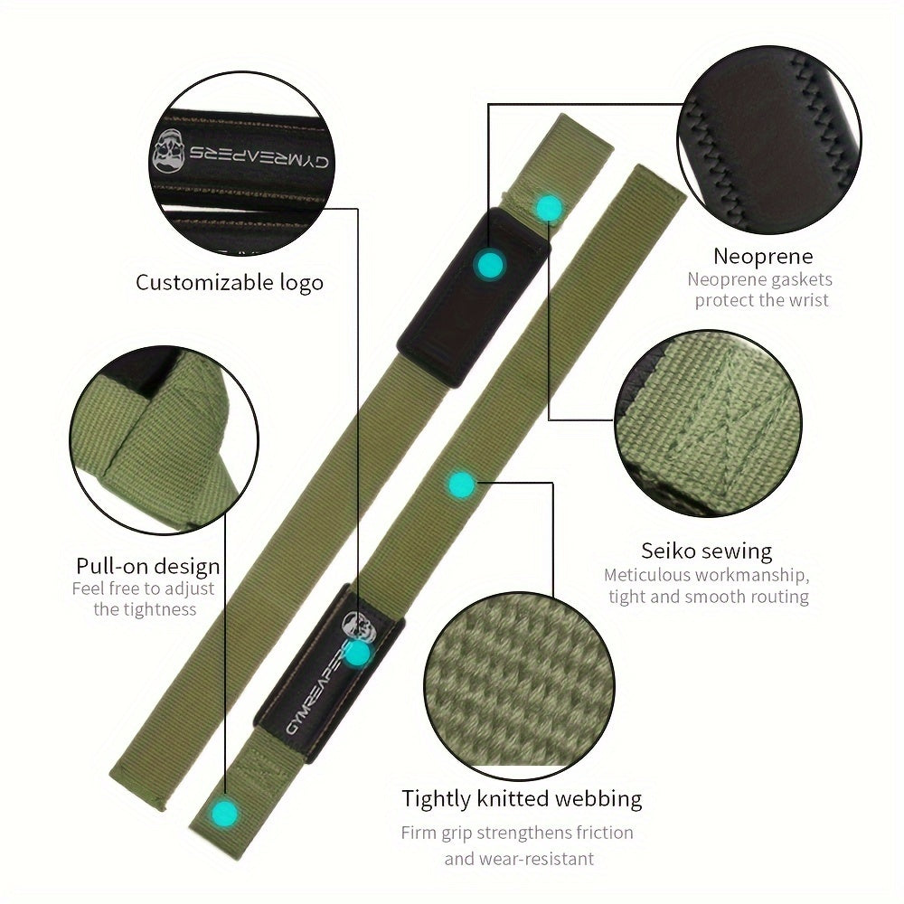 Sports Wrist Guard Non-Slip Wrist Straps for Pull-up & Hard Pull