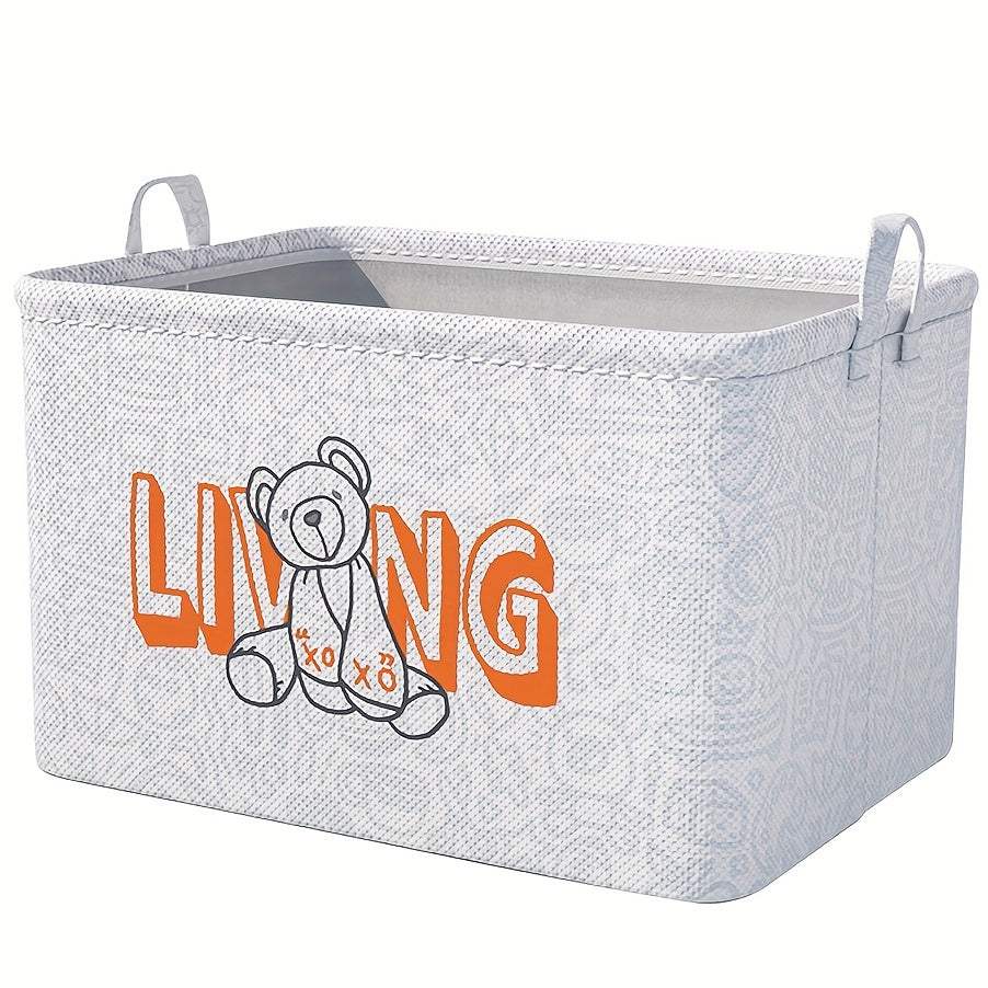 Large Clothes Storage Bin Foldable Organizer Bag with Handle