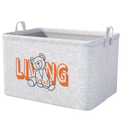 Large Clothes Storage Bin Foldable Organizer Bag with Handle