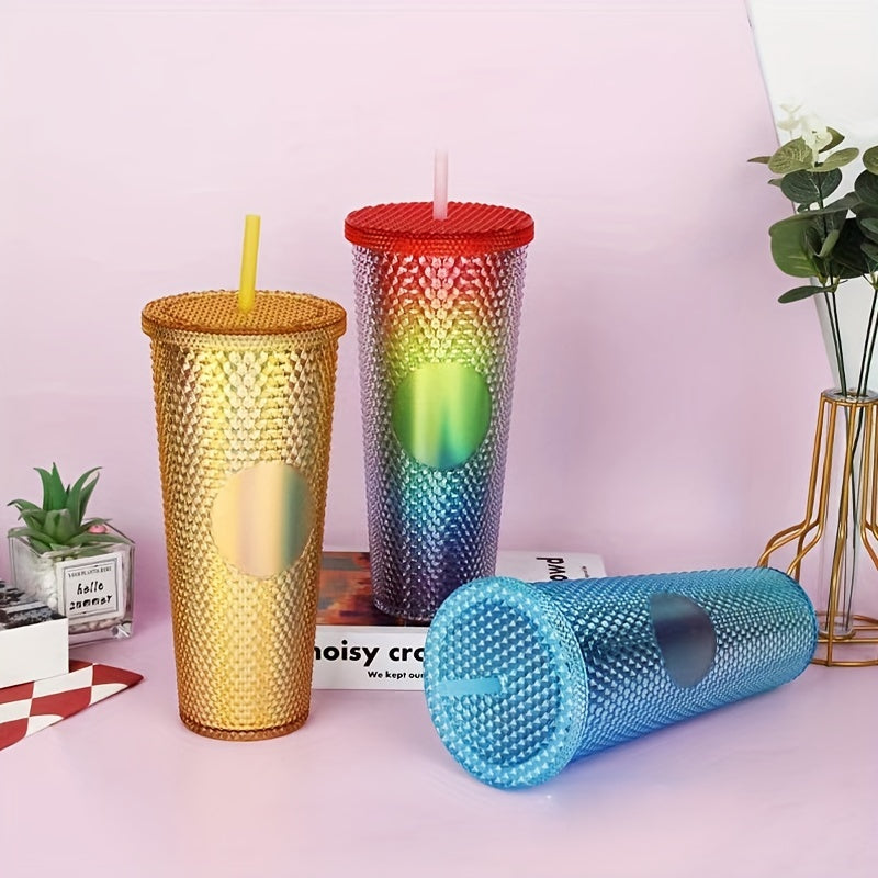 750ml Reusable Water Bottle Leak Proof Lid Straw Sports Fitness Stay Hydrated