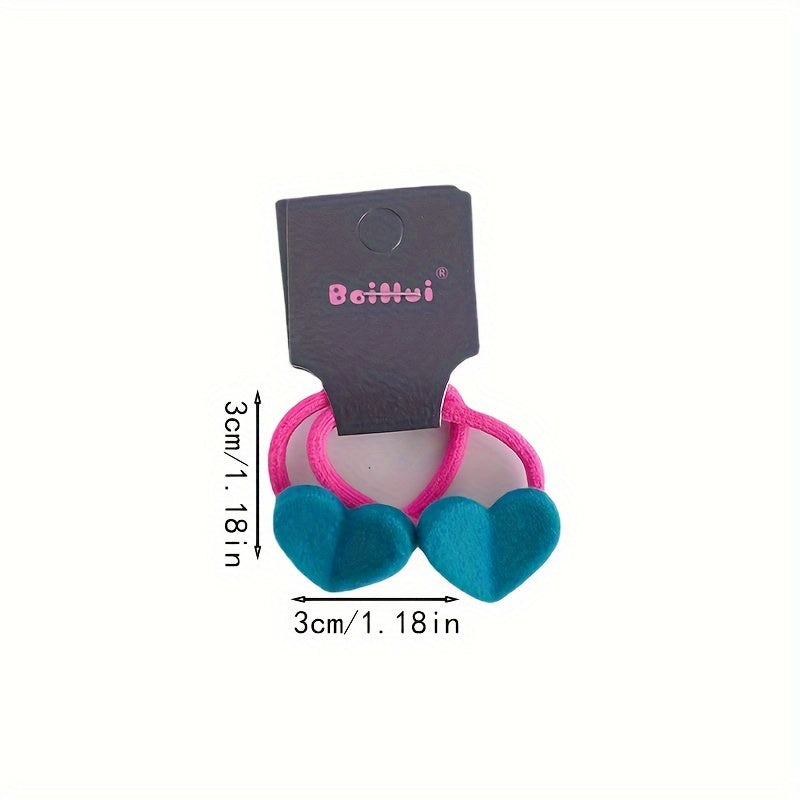 Love Small Hair Bands Elastic Hair Rope